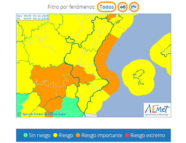 València, En Alerta Naranja Por Vientos Fuertes De 100 Km/hora